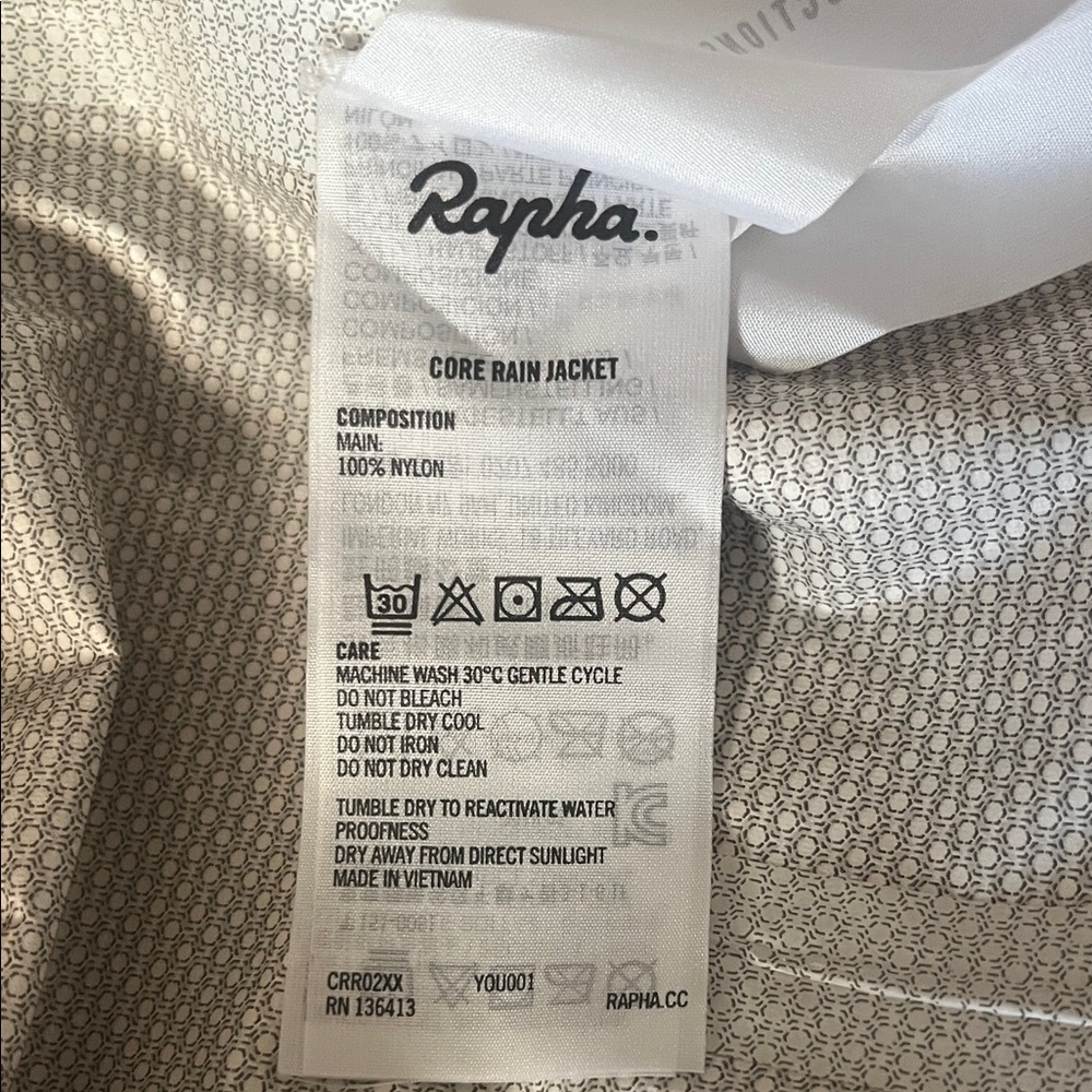 Rapha Red Core Rain Jacket - Medium - image 4